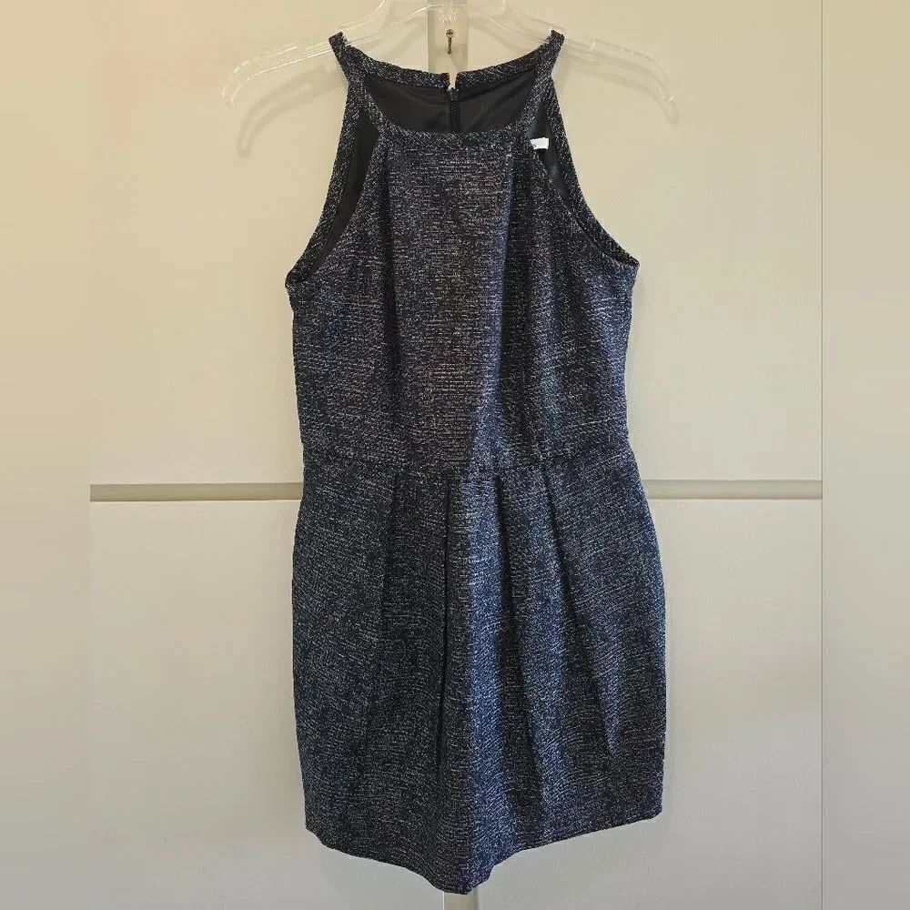 Rachel Roy Halter Neck Mini Dress. Blk/Multicolored(Metallic Shimmer)NWOT Sz. 6